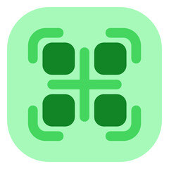 Fototapeta premium Editable qr code scanner vector icon. Part of a big icon set family. Perfect for web and app interfaces, presentations, infographics, etc