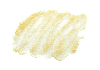 Tasty sweet jam isolated on white, top view