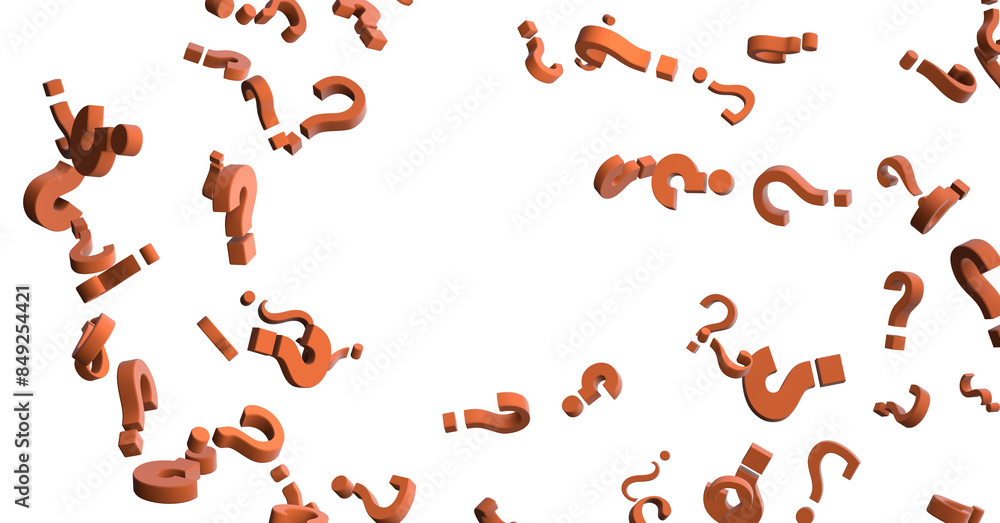 Aufkleber question marks quiz doubt survey faq public poll.