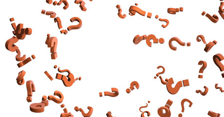 Question marks Quiz doubt survey faq public poll.