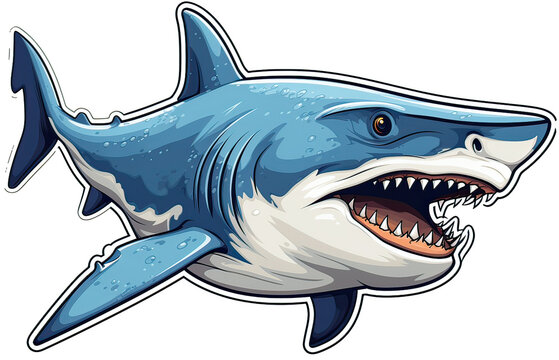 Detailed Shark PNG Files for Designers and Illustrators