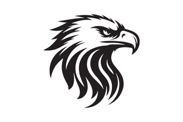 Eagle Head Silhouette Vector illustration