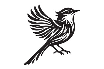 Obraz premium bird silhouette vector illustration graphic design