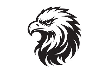 Eagle Head Silhouette Vector illustration