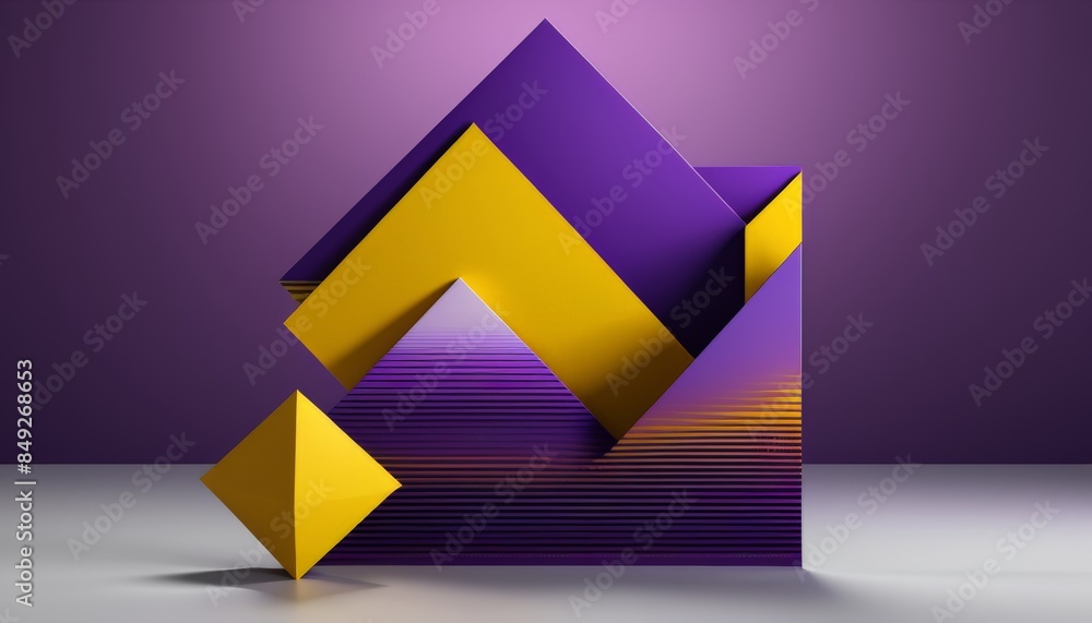 Wall mural abstract background with squares