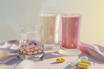 Probiotics showcase the various forms they can take, from capsules to yogurt
