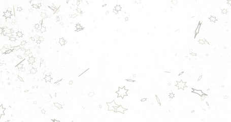 Starlit Christmas Plummet: Spectacular 3D Illustration Showcasing Descending Holiday Star Clusters