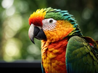 Obraz premium Closeup of a colorful parrot