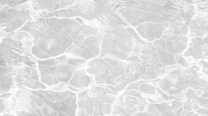 Naklejka premium Water waves texture background, realistic water surface overlay, clear water with transparent background and detailed ripples