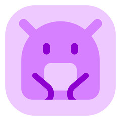 Editable vector robot icon. Part of a big icon set family. Perfect for web and app interfaces, presentations, infographics, etc