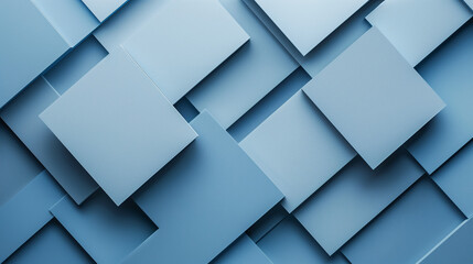 Obraz premium Abstract geometric background of the same shapes that are at different depths and create the illusion of volume