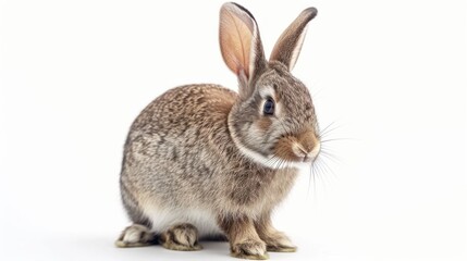 Obraz premium Rabbit isolated white background
