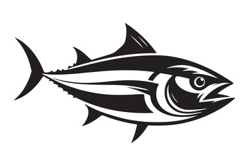 the fish jumping off the water cut out vector icon