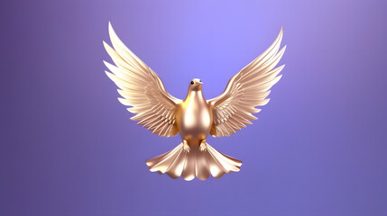 Obraz premium Dove icon Magic 3d