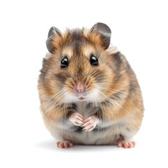 Hamster isolated on white background 