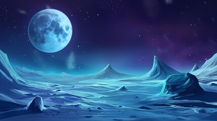 Obraz premium The Galaxy universe game background, game background, Illustration