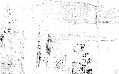 Grunge background black and white. Abstract pattern of monochrome elements. Grunge retro texture pattern. For poster, banner, urban design.