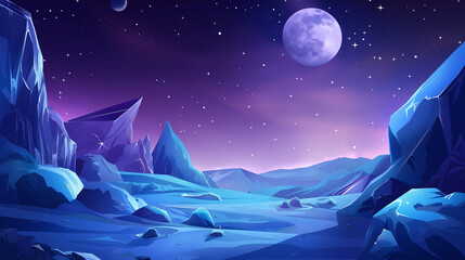 The Galaxy universe game background, game background, Illustration