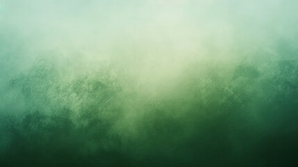 Eerie fog swirls through a shadowy forest, blurring the line between land and sky in an ethereal dreamscape