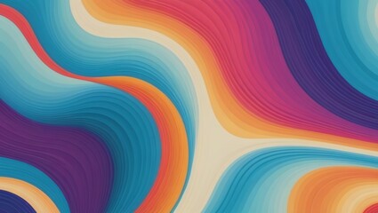 Obraz premium Organic Water ripples, Spiraling patterns, vibrant colors, minimalist design abstract wallpaper