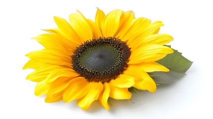 Obraz premium Vibrant Yellow Sunflower Blooming in the Garden