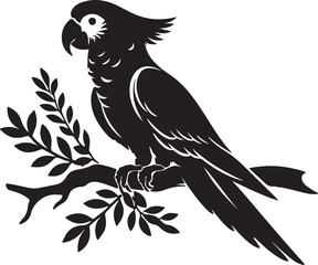 Fototapeta premium Parrot Illustration vector 