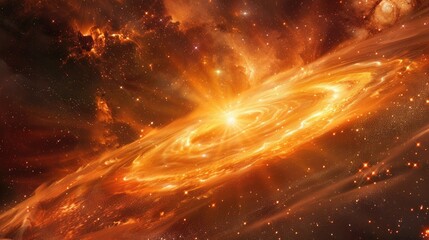 Obraz premium Concept of Nebular Exploration in Astronomy