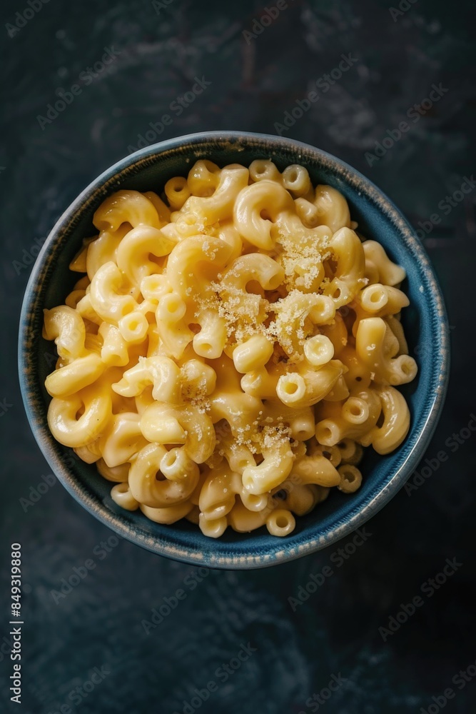 Wall mural Delicious Bowl of Creamy Cheese Macaroni - Wall murals