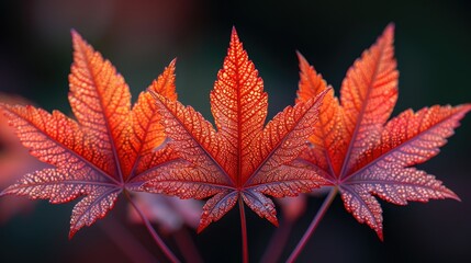 Beautiful Autumn leaves and background HD 8K wallpaper Stock Photographic Image  