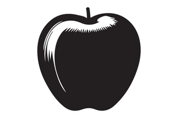 Apple icon on white background Vector illustration