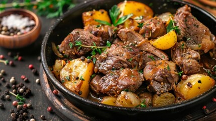 Norwegian national dish Farikal lamb cabbage black peppercorns potatoes