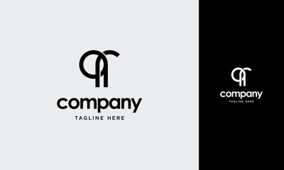 QR initial Letter Vector Logo Template