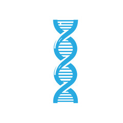 DNA Icon flat design