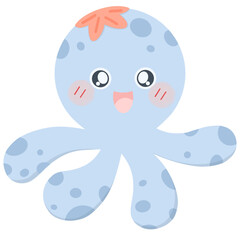 cute octopus cartoon