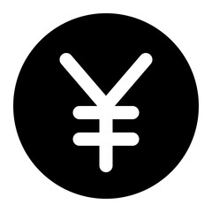 Obraz premium yen icon for illustration 