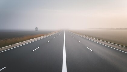 Fototapeta premium empty asphalt highway