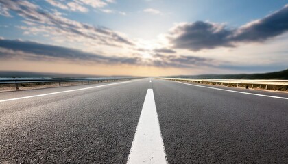 Fototapeta premium empty asphalt highway