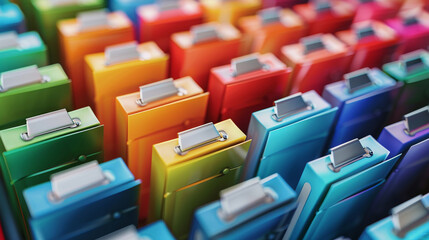 Customizable permissions in document management ensure data security.