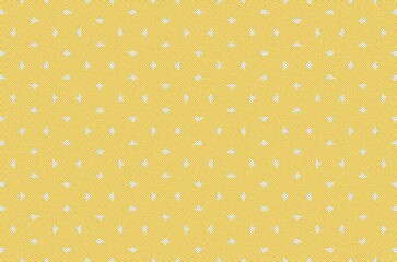A yellow and white patterned background with a white dot in the middle