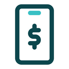 phone icon for illustration 