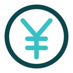 Obraz premium yen icon for illustration 