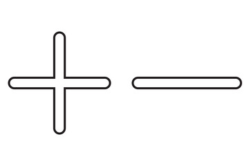 Plus Icon set for web and mobile app. Add plus sign and symbol