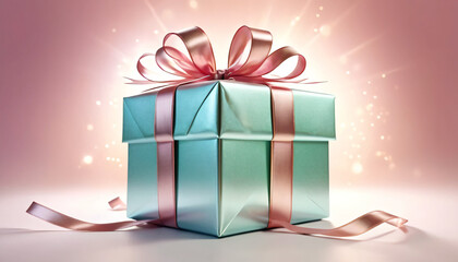 gift box with ribbon