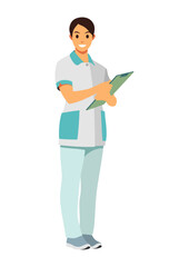 医療従事者「女性看護師」