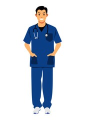 医療従事者「男性救急救命医」