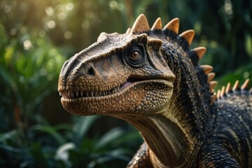 Fototapeta premium Majestic Dinosaur in Natural Habitat