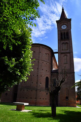 The beautiful Church of San Pietro a Villa in Isola d'Asti