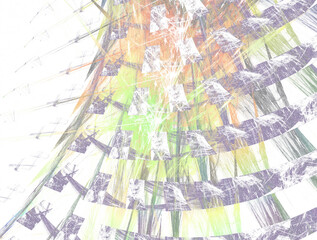 Imaginatory fractal abstract background Image