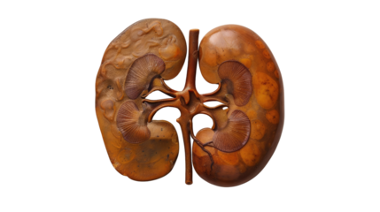 Kidney on a transparent background