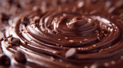 Melted chocolate texture